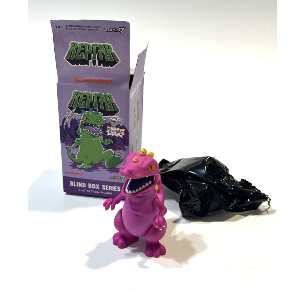 SUPER7 RUGRATS PURPLE BERRY REPTAR BLIND BOX SERIES ReAction 3.75" FIG CONFIRMED